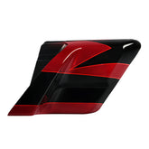 HR3 Starfire Black / Atomic Red CVO Stretched Side Covers 2017 CVO STREET GLIDE (FLHXSE)
